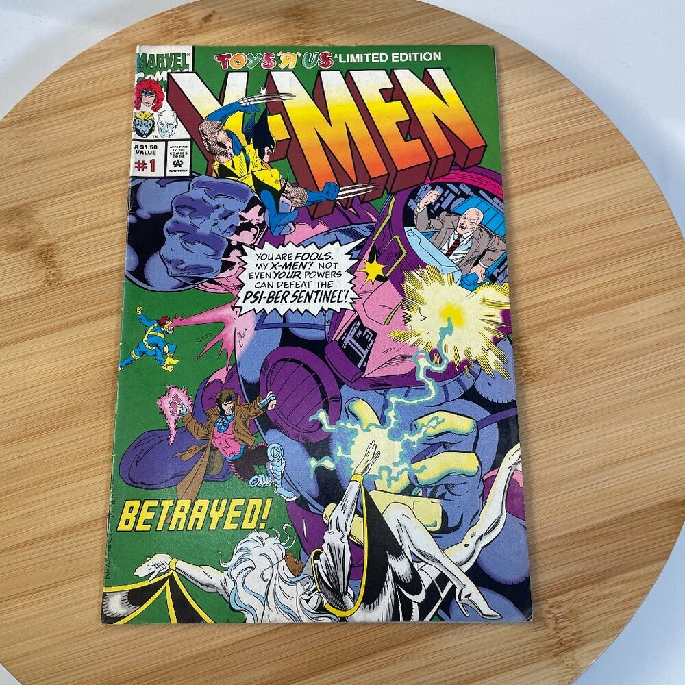 Toys R Us Limited Edition Marvel Comics X-Men Betrayed #1 Comic Book 1993